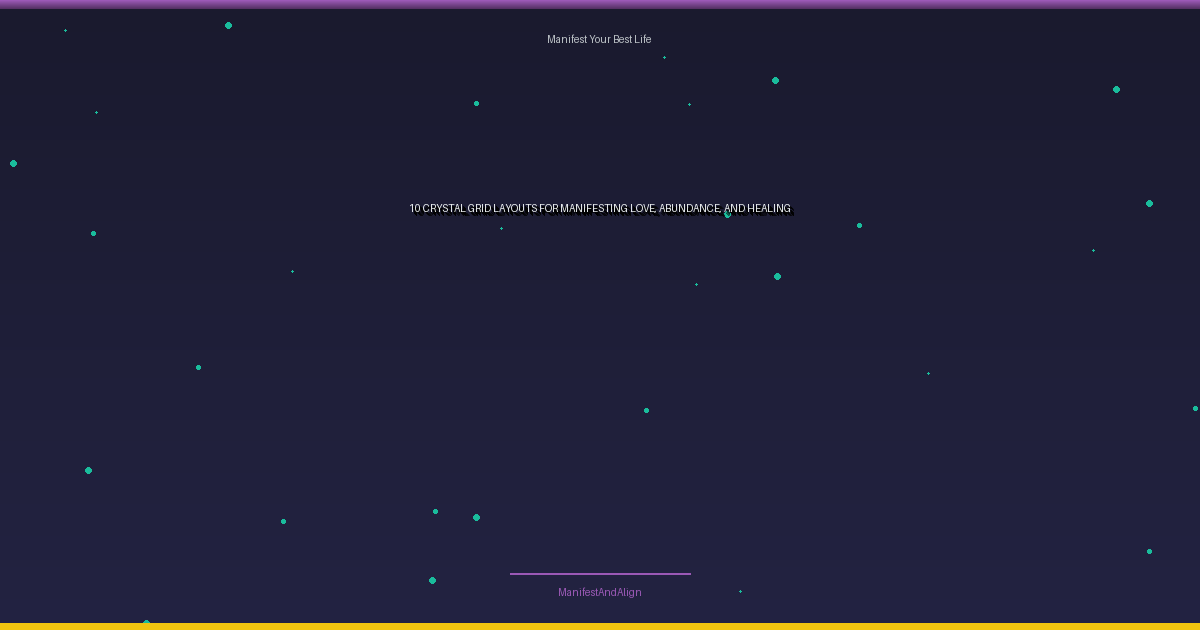 10 Crystal Grid Layouts for Manifesting Love, Abundance, and Healing