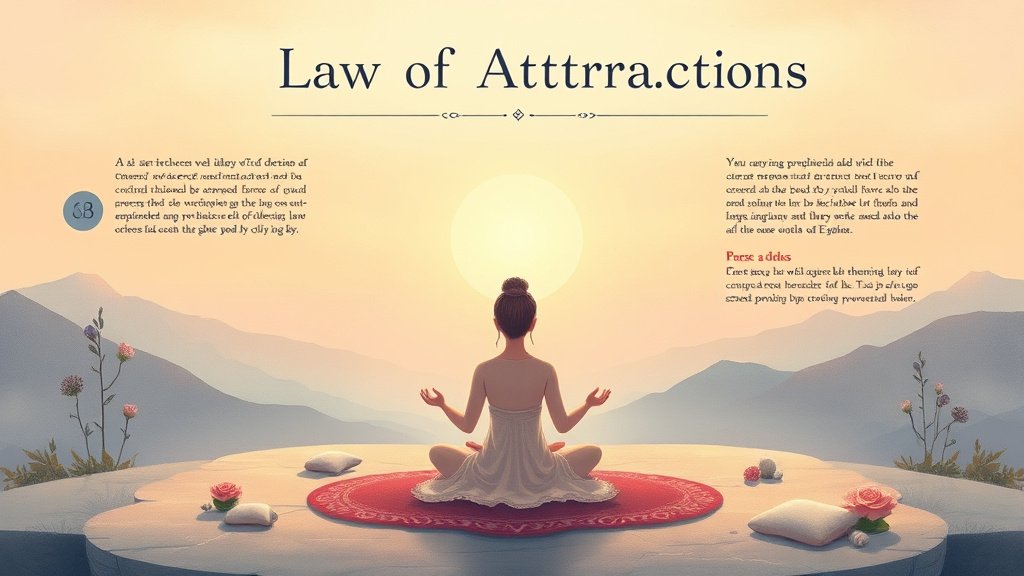 Law Of Attraction Guide concept