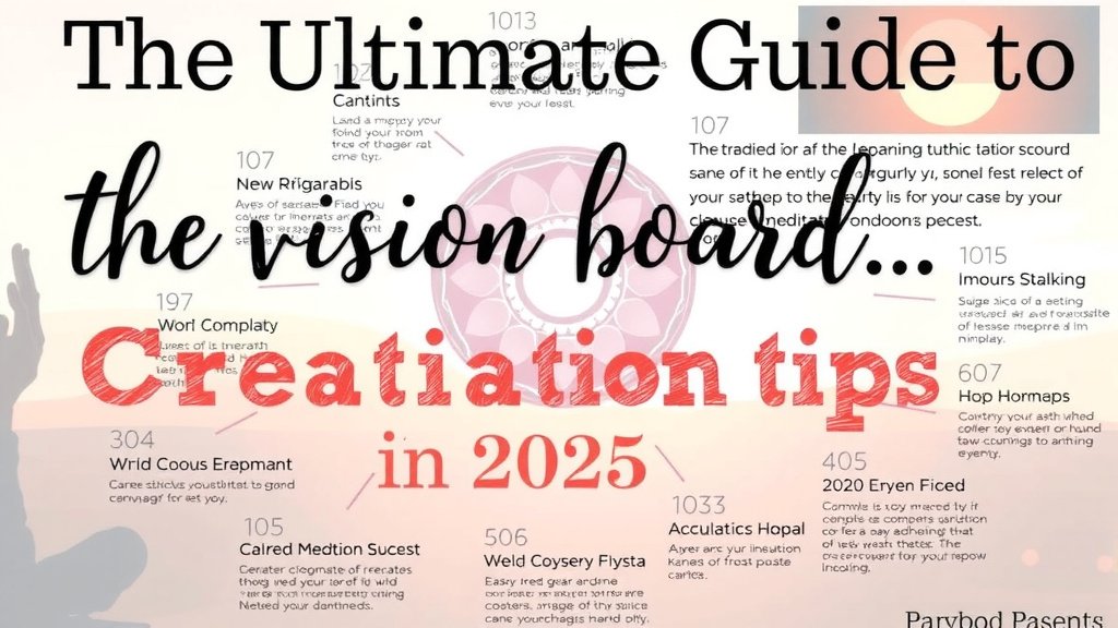 The Ultimate Guide to Vision Board Creation Tips in 2025 summary